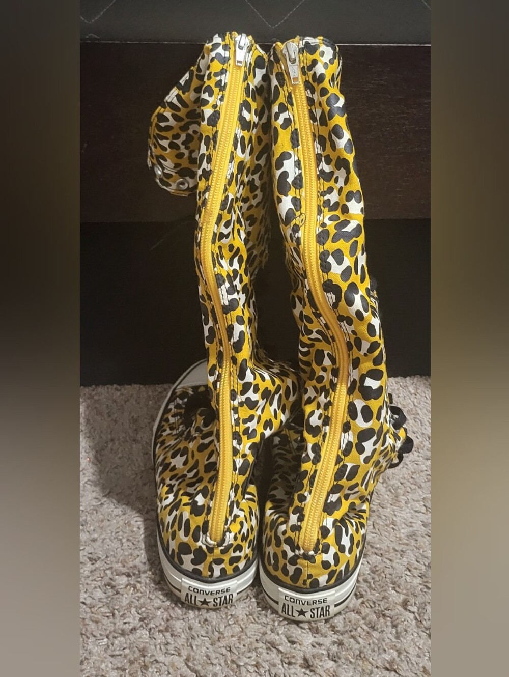 Converse Chuck Taylor Leopard Print High-Top Shoes - Picture 3 of 4